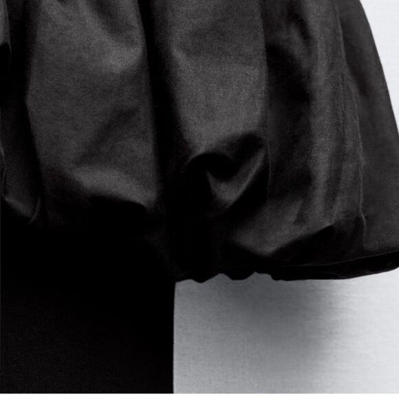 Zara poplin off the shoulder dress - Picture 4 of 4